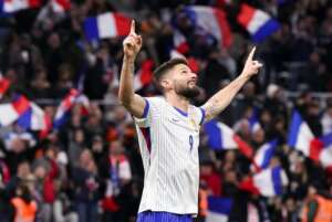 Giroud anuncia a sua aposentadoria da seleção francesa após a Euro-2024