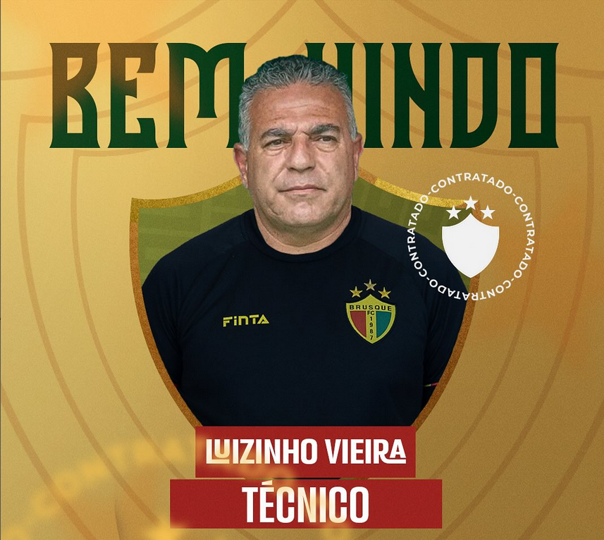 Brusque anuncia saída de Luizinho Lopes após 19 meses no cargo e já anuncia novo treinador para Série B