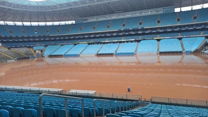 Arena do Grêmio é saqueada em meio a desastre climático no Rio Grande do Sul