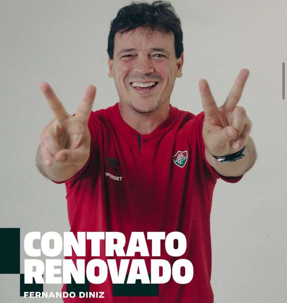 Fernando Diniz renova com o Fluminense até o fim de 2025: 'Totalmente honrado'
