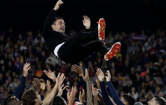 Xavi faz desabafo apos demissao do Barcelona