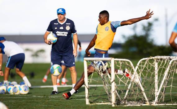 Bahia treina visando semana decisiva com Copa do Brasil e Nordestão