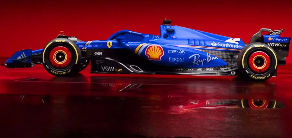 Ferrari azul? Escuderia mostra pintura especial para o GP de Miami de Fórmula 1