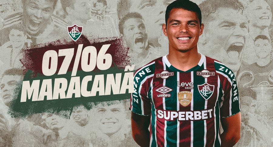 Fluminense apresentará Thiago Silva no Maracanã e com show do grupo Sorriso Maroto