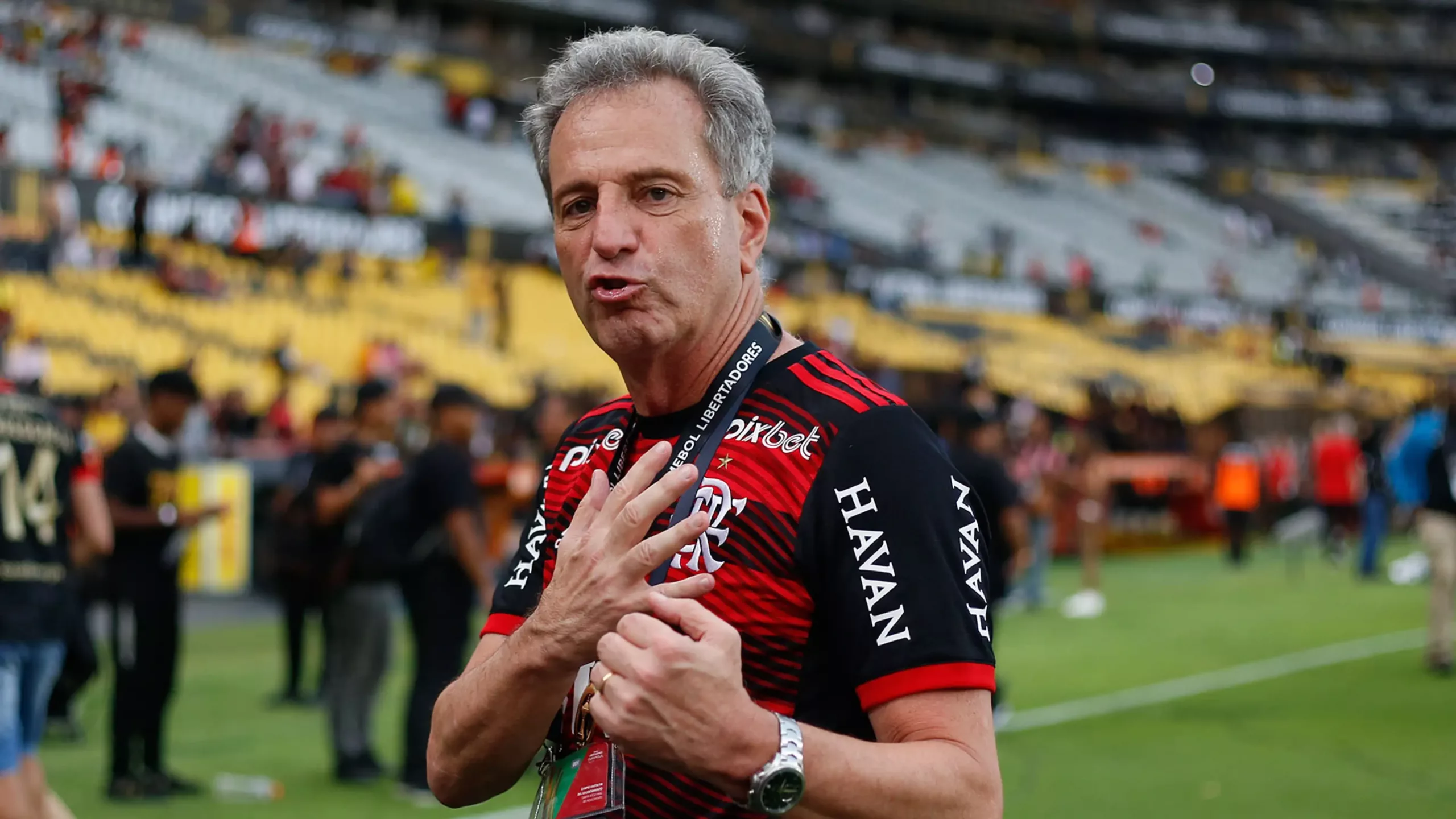 Landim comenta responsabilidade no Flamengo: ‘Com a minha caneta, dá para destruir o clube’