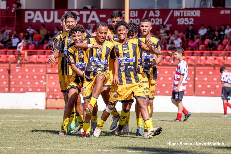 Sub-15 e Sub-17 do Novorizontino vencem o Linense e seguem na liderança do Paulista