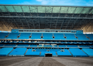Arena do Grêmio se recupera após tragédia e enchentes no RS. VEJA!