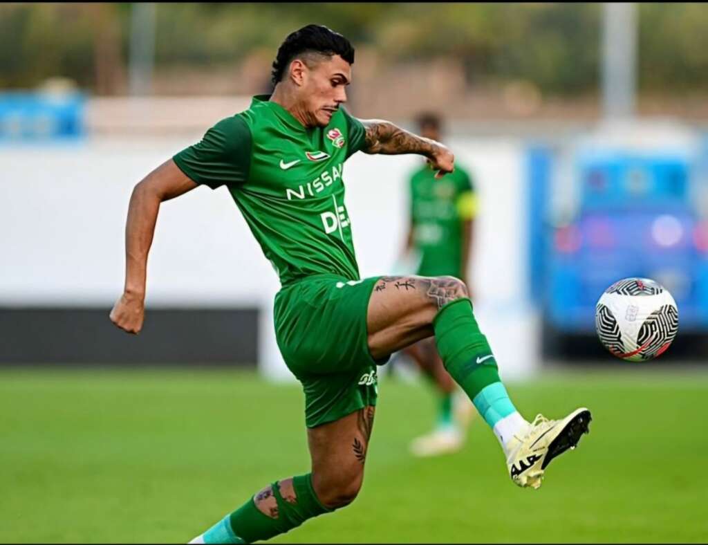 Ex-Flamengo marca quatro vezes pelo Al-Shabab sub21 e leva a bola do jogo para casa 2 mateusao