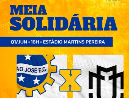 Série D: São José repetirá ação solidária na partida contra o Maringá-PR