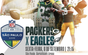 Pré-venda para jogo da NFL entre Eagles e Packers no Brasil tem ingressos esgotados