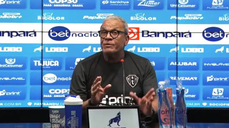 Hélio dos Anjos elogia intensidade do Paysandu mesmo após empate na Série B