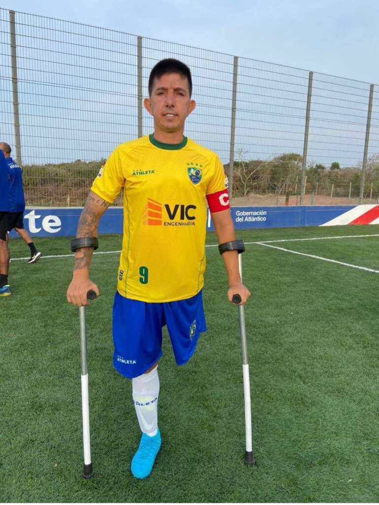 Artilheiro do Corinthians, Rogerinho R9 celebra convocação para a seleção brasileira de amputados 2 Rogerinho Foto01