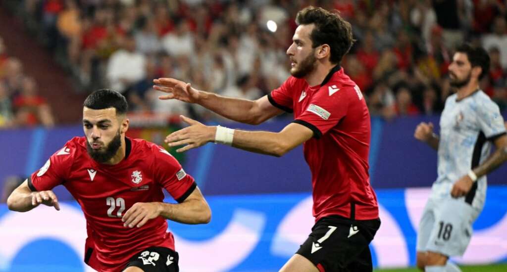 EUROCOPA: Geórgia faz história contra time alternativo de Portugal e avança às oitavas