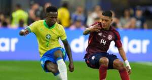 Jornal espanhol detona partida de Vini Jr. contra a Costa Rica: 'Atuação de bola de lata'