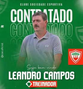 Série D: CSE-AL anuncia a contratação do treinador Leandro Campos