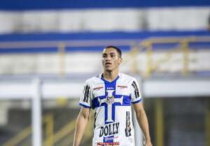 Série D: Lateral do Água Santa celebra assistência decisiva: 