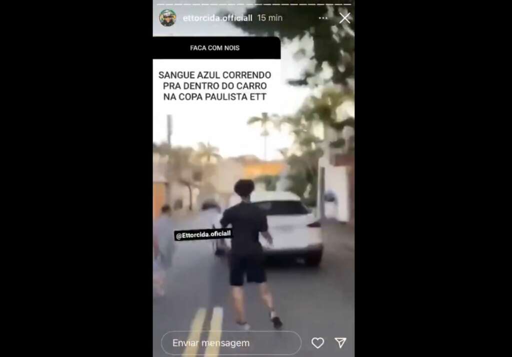 Torcedores do São Bento são perseguidos por organizada do Red Bull Bragantino. VEJA O VÍDEO!