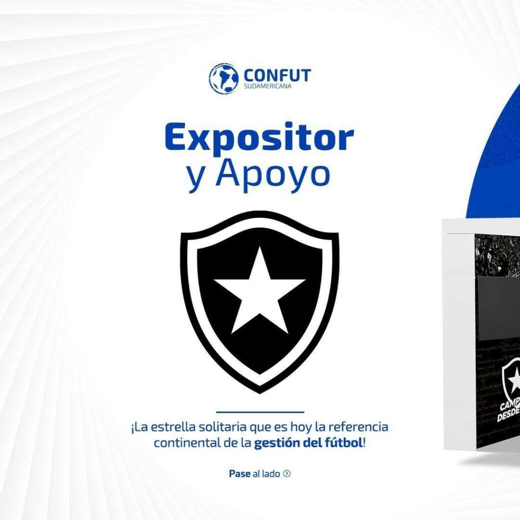 Confut Sudamericana anuncia Botafogo como Apoiador na edição 2024