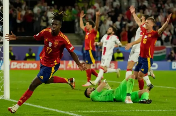 Espanha venceu a Geórgia por 4 a 1 na Eurocopa. (Foto: Reprodução/Frank Augstein)