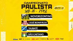 Sub-20 do Novorizontino inicia 2ª fase do Paulista contra o Taubaté, fora de casa