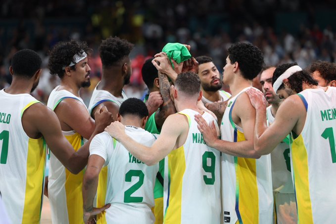 Brasil perde para Alemanha no basquete das Olimpiadas