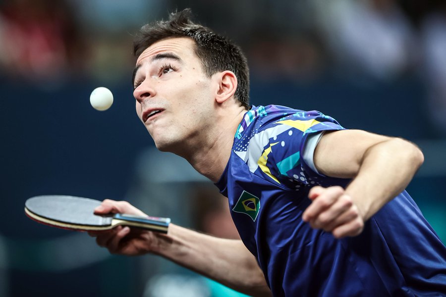 Olimpíadas: Hugo Calderano bate espanhol e enfrenta francês, 16º do mundo, nas quartas do tênis de mesa
