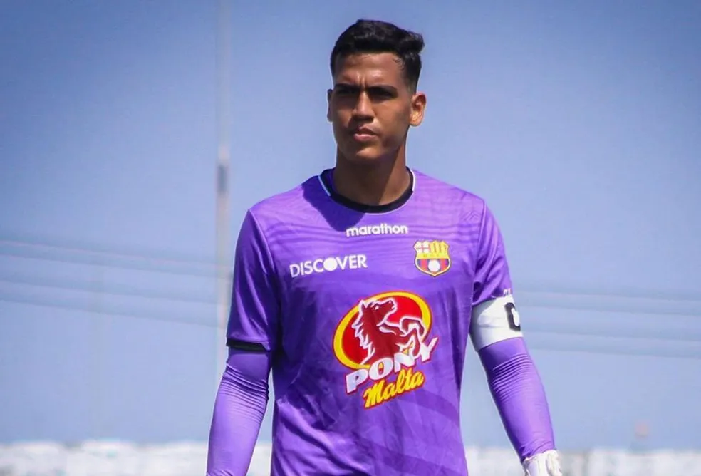 Justin Cornejo goleiro do Barcelona de Guayaquil