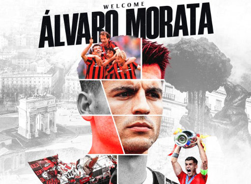 Milan anuncia a contratacao de Alvaro Morata