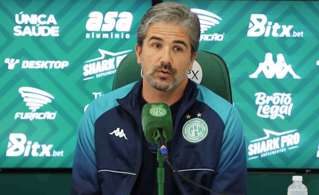 Milagre? Pastana projeta mudanças no Guarani para sair de ‘situação desconfortável’