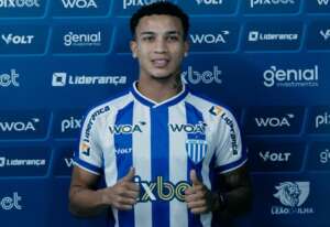 Lateral da Porguguesa é apresentado no Avaí para Série B: 'Grande chance'