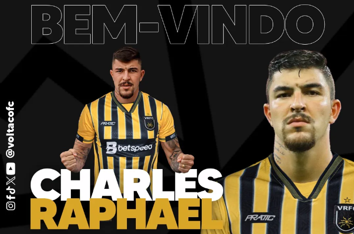 Volta Redonda anucia a contratacao de Charles Raphael