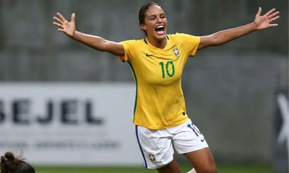 Olimpíadas: Gabi Nunes se emociona após fazer o gol da vitória do Brasil sobre a Nigéria: ‘É um milagre’