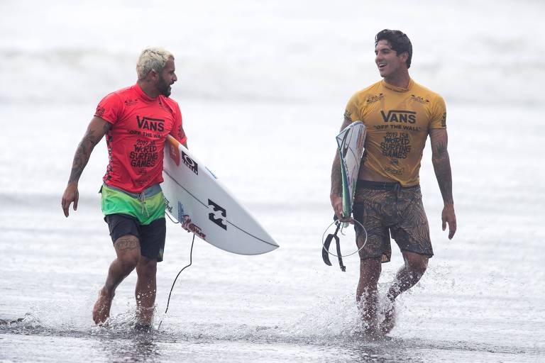 Olimpíadas: Campeões mundiais, Medina e Filipinho classificam Olimpíada como oportunidade para o surfe