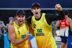 Olimpíadas: George e André são superados por cubanos e Brasil perde 100% no vôlei de praia em Paris-2024