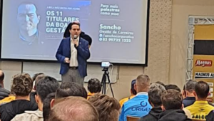 CEO do Fortaleza participa de evento em Sorocaba de patrocinadora do futsal