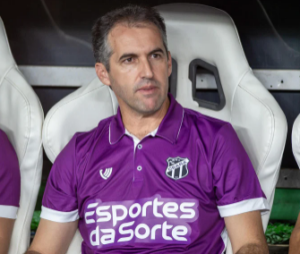 Série B: Técnico do Ceará conquista segunda vitória seguida e se aproxima do G4