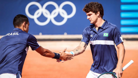 Monteiro e Wild vencem em duplas no tênis; Vitor Ishiy avança às oitavas no tênis de mesa