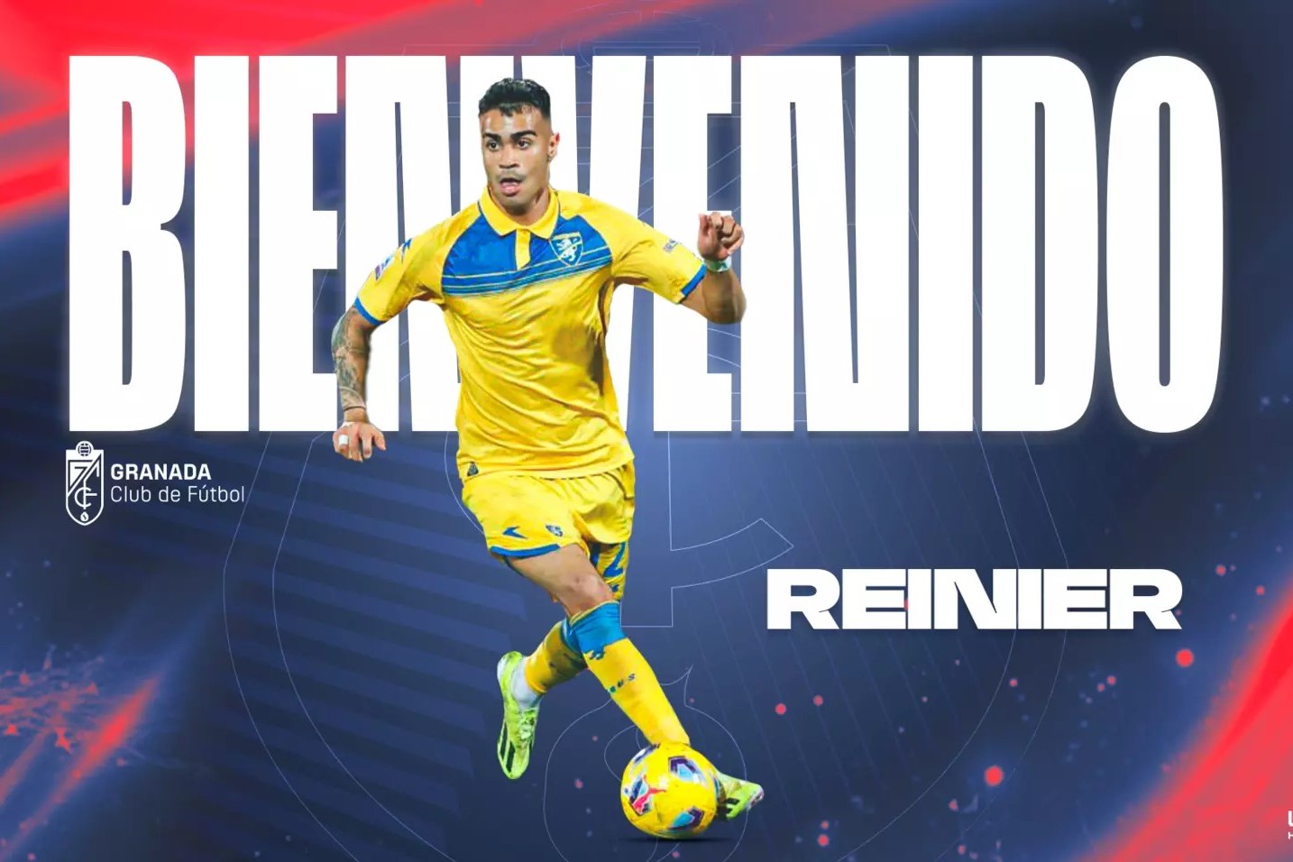 Reinier continua sem espaço no Real Madrid e é oficializado por empréstimo no Granada como rei (Foto: Divulgação/Granada)