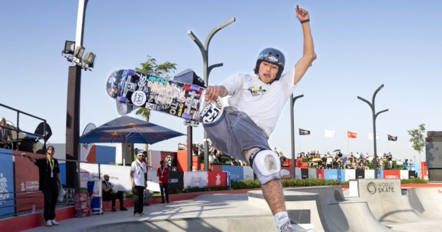 Conheça Augusto Akio, o Japinha, malabarista que conquistou o bronze no skate em Paris-2024