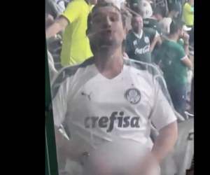 Botafogo aciona Conmebol após torcedor mostrar genitália; Palmeiras leva caso à polícia