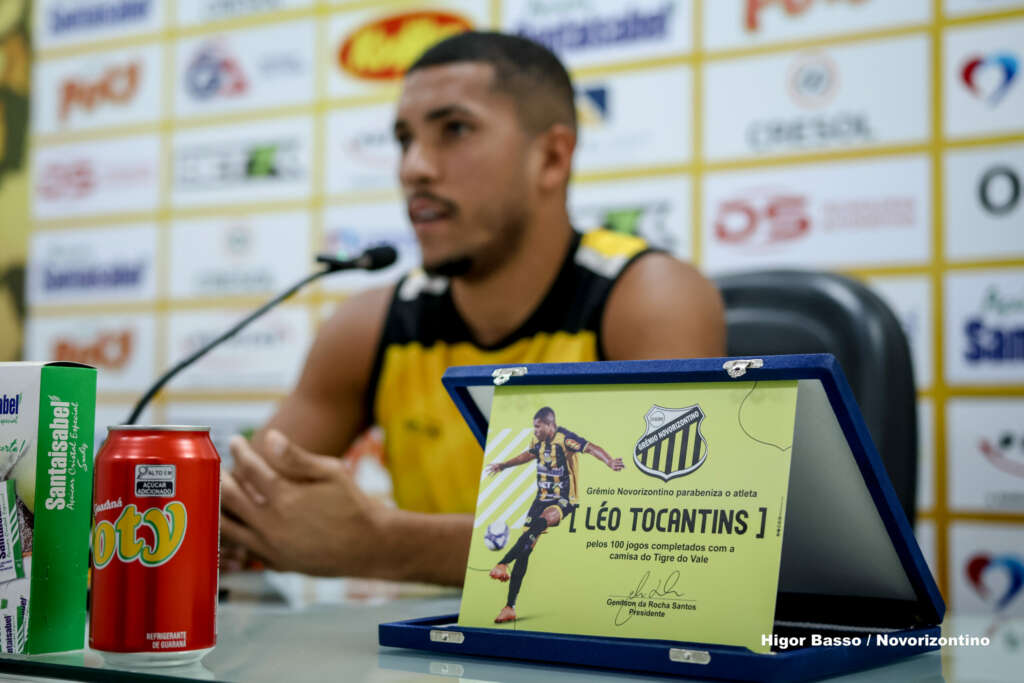 Atacante completa marca de 100 jogos pelo Novorizontino e quer acesso na Série B 2 Leo Tocantins