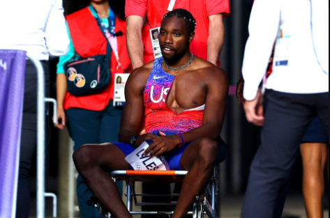 Noah Lyles desfalca EUA no revezamento