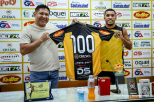 Atacante completa marca de 100 jogos pelo Novorizontino e quer acesso na Série B