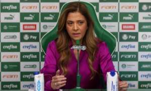 Leila está no Rio, mas não vai para Botafogo x Palmeiras na Libertadores