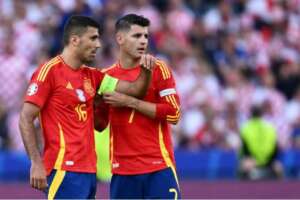 Rodri e Morata são suspensos pela Uefa após cânticos ofensivos a Gibraltar e desfalcam Espanha