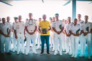 Fortaleza recebe comando do navio-escola argentino Ara Libertad no Pici