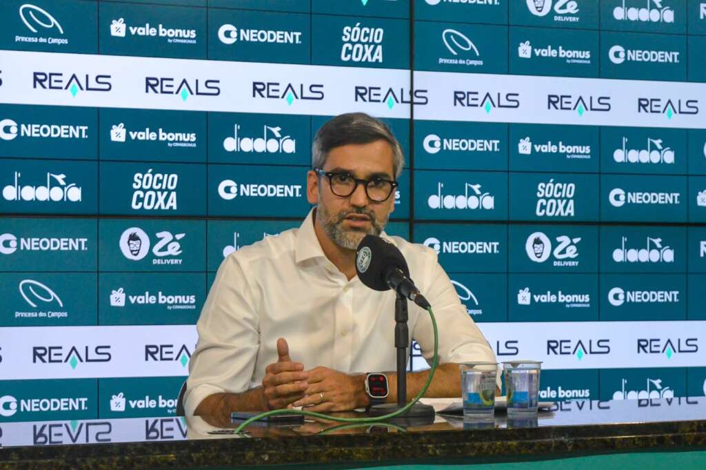 Novo CEO vê Coritiba melhor estruturado do que quando esteve no Cruzeiro