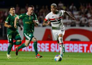 Casas de apostas apontam Palmeiras como favorito no clássico contra o São Paulo