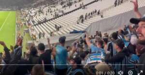 Corintianos debocham de gremistas por enchentes no RS