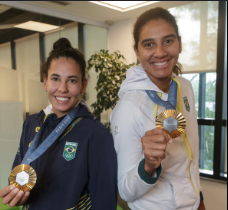 Terapia levou música à preparação de Duda e Ana Patrícia e ajudou na conquista do ouro